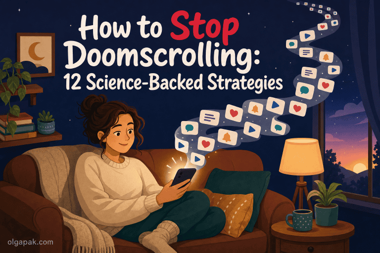 How to Stop Doomscrolling: 12 Science-Backed Strategies