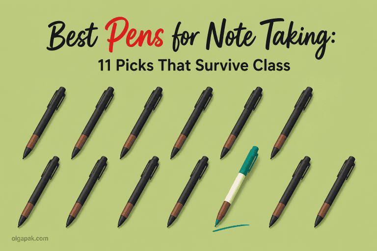 Best Pens for Note Taking: 11 Picks That Survive Class