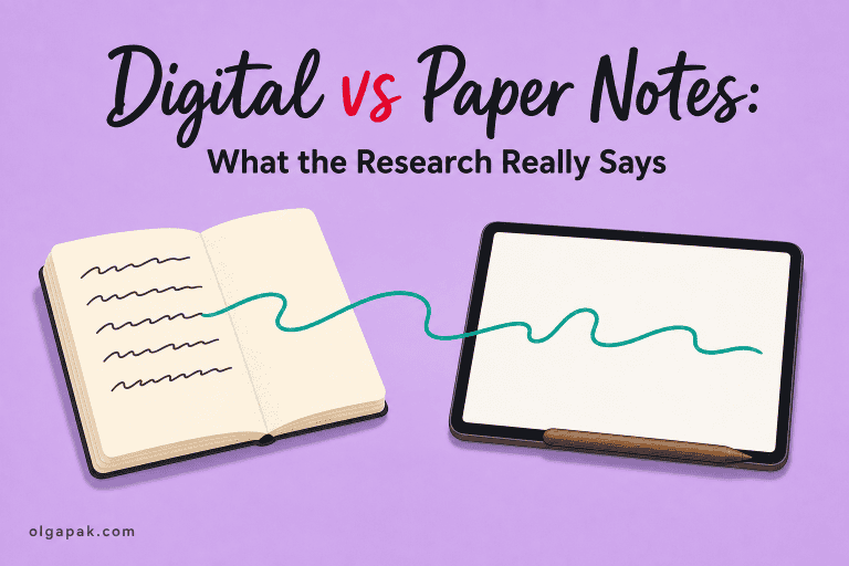 Digital vs Paper Notes: What the Research Really Says