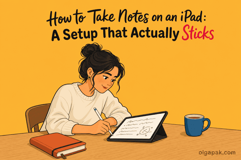 How to Take Notes on an iPad: A Setup That Actually Sticks