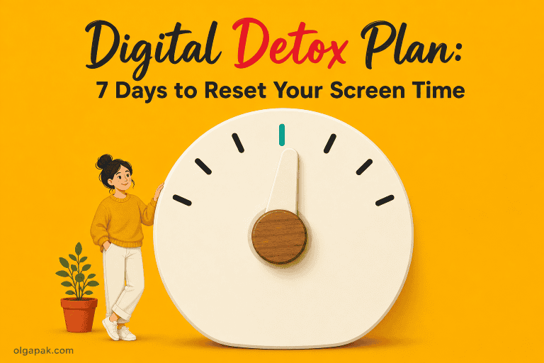Digital Detox Plan: 7 Days to Reset Your Screen Time