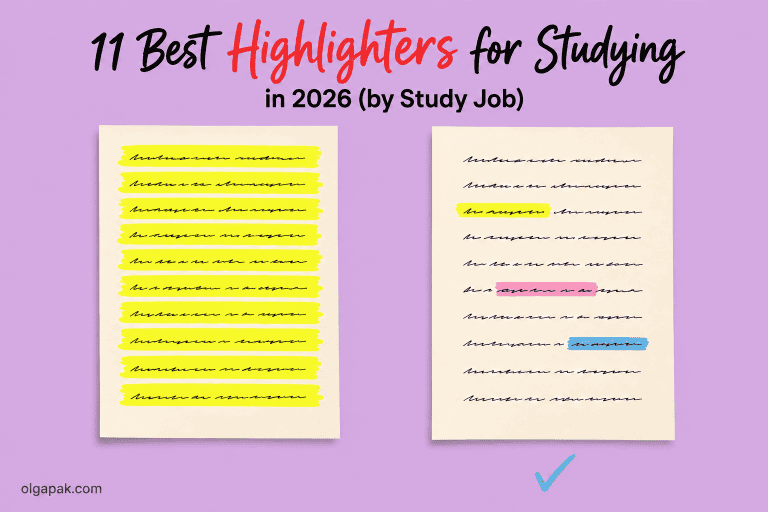 11 Best Highlighters for Studying in 2026 (by Study Job)