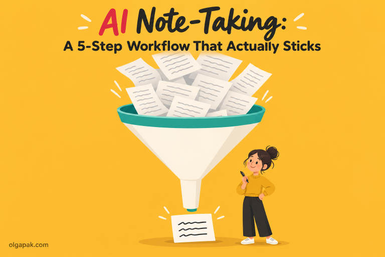 AI Note-Taking: A 5-Step Workflow That Actually Sticks